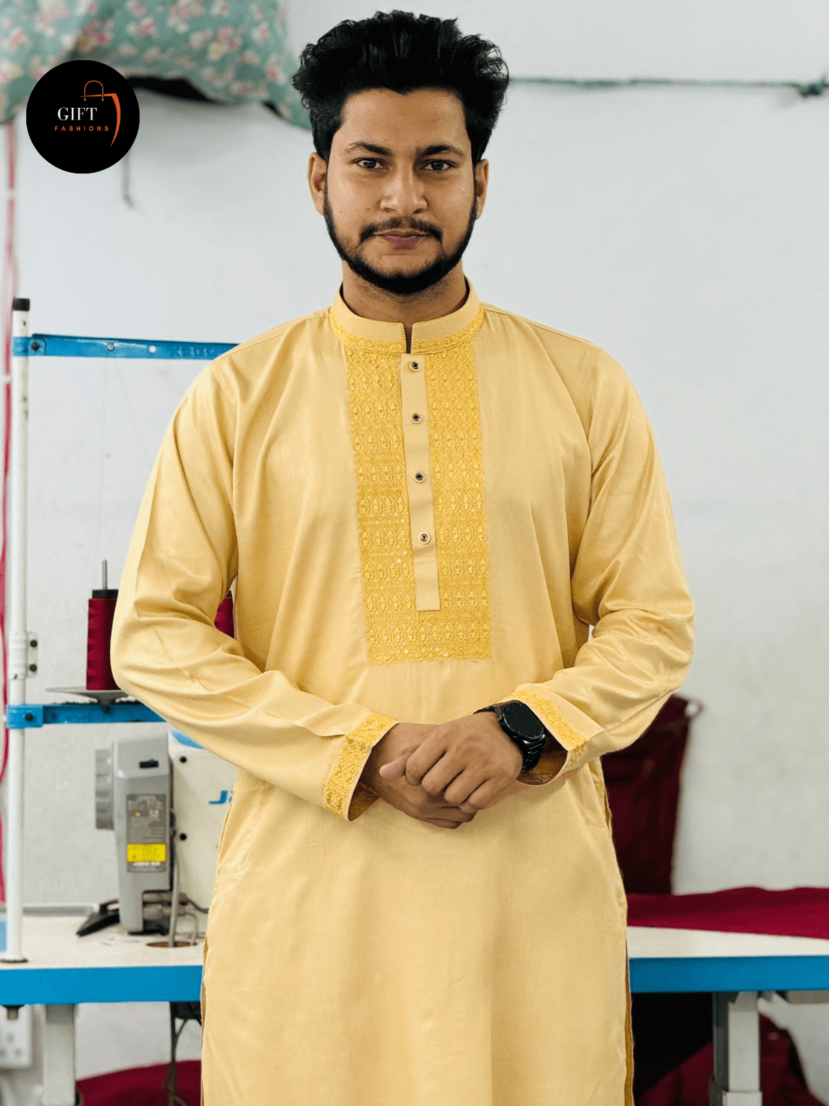 sequence embroidery panjabi